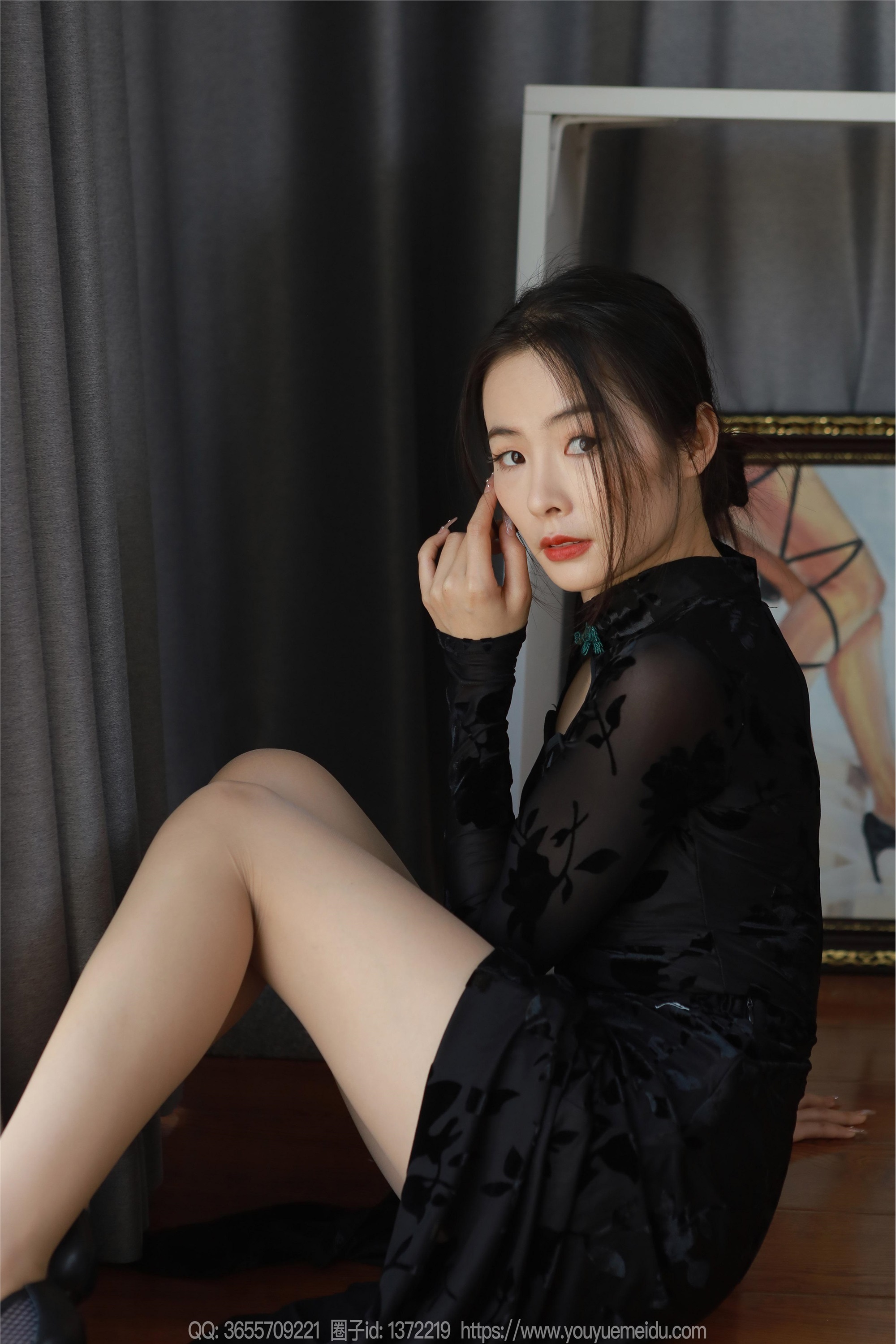 IESS异思趣向  2024.04.10 丝享家 1712 小金《高叉旗袍》